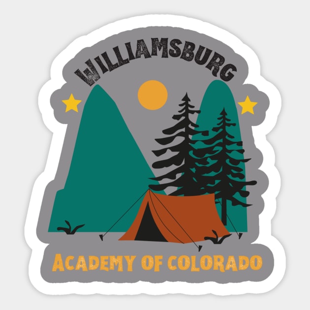 WAC Camping Sticker by Williamsburg Learning